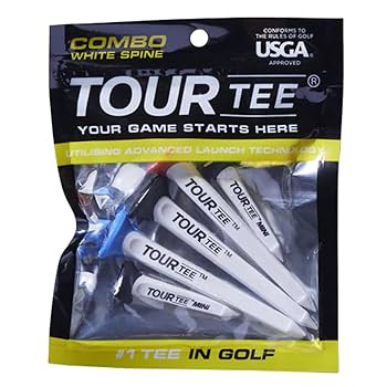 Amazon.co.jp: Tour Tee COMBO ゴルフティー（5本入り）ミックス